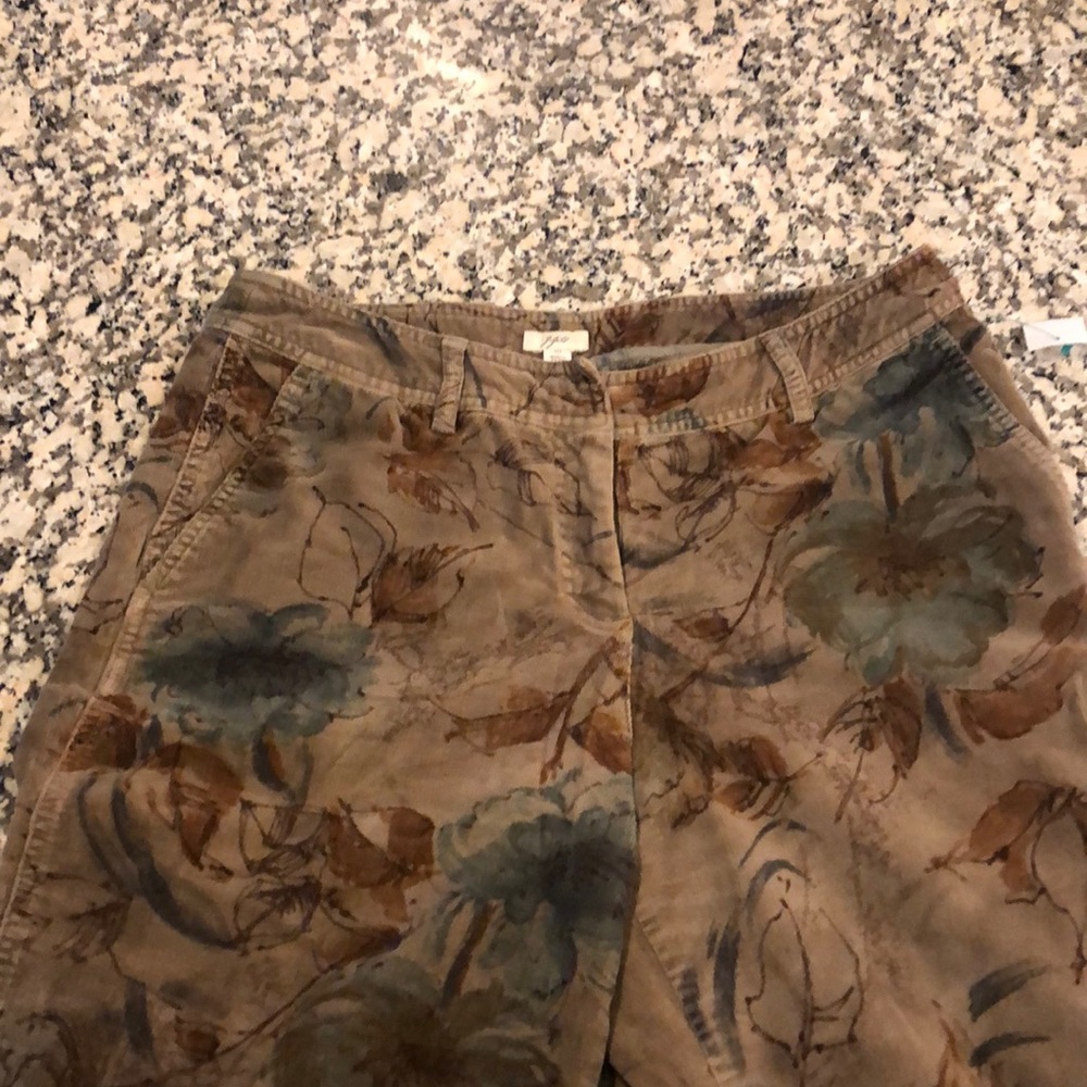 J jill size 10 corduroy pants. Wide leg